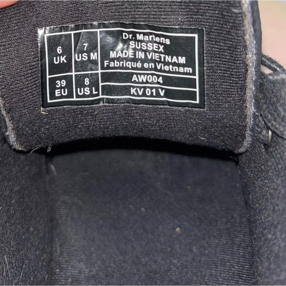 DR MARTENS Sussex Bear Track Slip Resistant Chukka Black  display picture 3